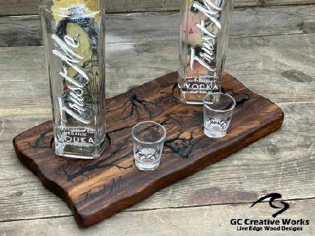 Liquor Bottle Art