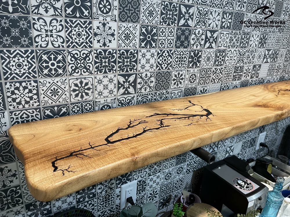 The Best Live Edge Wood Shelves Near Me